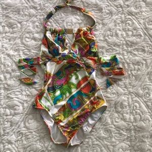 Trina Turk one piece bathing suit swim suit size 6